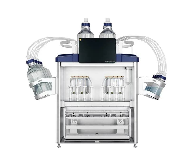 Sistema automatizado de extracción en fase sólida Biotage PrepXpert-8 para análisis de PFAS